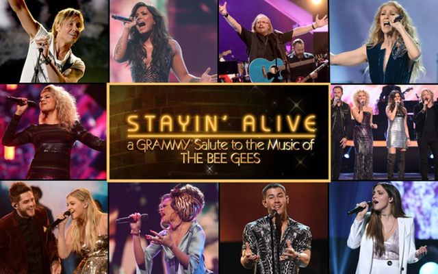 Who's performing on the GRAMMY salute to the Bee Gees?